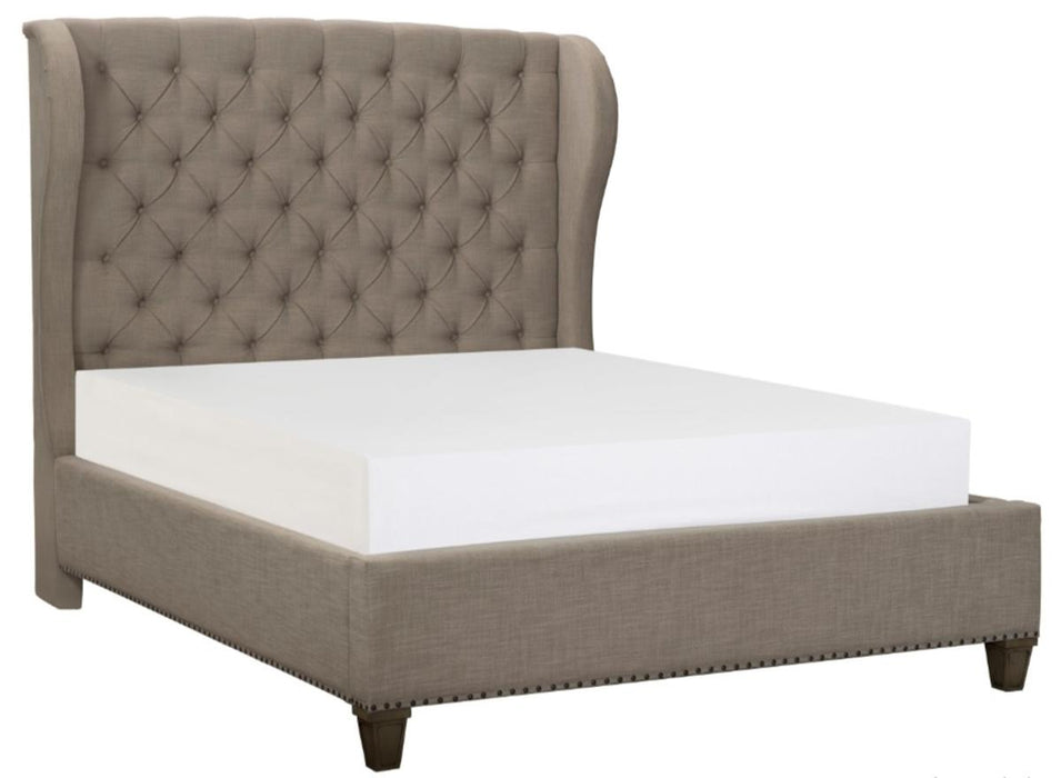 Homelegance Vermillion King Upholstered Panel Bed in Gray 5442K-1EK* - Premium Bed from Homelegance (Titan Warehouse) - Just $856.05! Shop now at Furniture Wholesale Plus  We are the best furniture store in Nashville, Hendersonville, Goodlettsville, Madison, Antioch, Mount Juliet, Lebanon, Gallatin, Springfield, Murfreesboro, Franklin, Brentwood