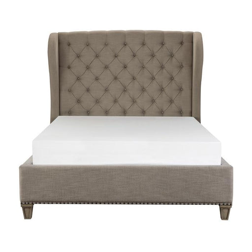 Homelegance Vermillion King Upholstered Panel Bed in Gray 5442K-1EK* - Premium Bed from Homelegance (Titan Warehouse) - Just $856.05! Shop now at Furniture Wholesale Plus  We are the best furniture store in Nashville, Hendersonville, Goodlettsville, Madison, Antioch, Mount Juliet, Lebanon, Gallatin, Springfield, Murfreesboro, Franklin, Brentwood