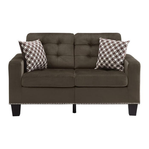 Homelegance Furniture Lantana Loveseat in Chocolate 9957CH-2 - Premium Loveseat from Homelegance (Titan Warehouse) - Just $388.05! Shop now at Furniture Wholesale Plus  We are the best furniture store in Nashville, Hendersonville, Goodlettsville, Madison, Antioch, Mount Juliet, Lebanon, Gallatin, Springfield, Murfreesboro, Franklin, Brentwood