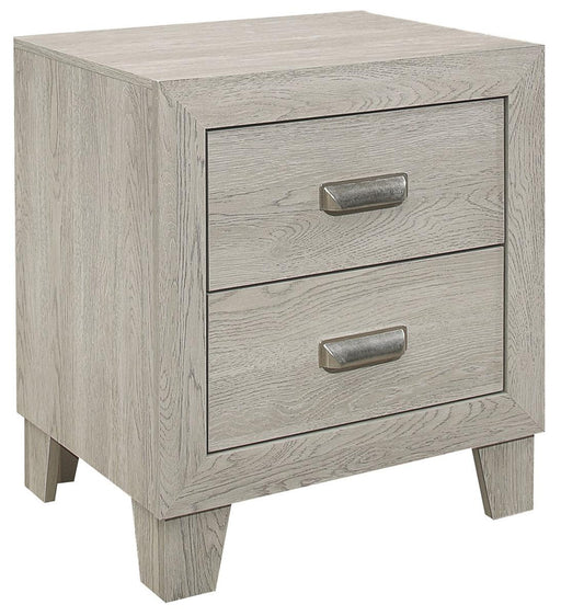 Homelegance Furniture Quinby 2 Drawer Nightstand in Light Brown 1525-4 - Premium Nightstand from Homelegance (Titan Warehouse) - Just $134.55! Shop now at Furniture Wholesale Plus  We are the best furniture store in Nashville, Hendersonville, Goodlettsville, Madison, Antioch, Mount Juliet, Lebanon, Gallatin, Springfield, Murfreesboro, Franklin, Brentwood