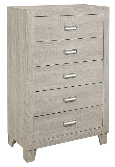 Homelegance Furniture Quinby 5 Drawer Chest in Light Brown 1525-9 - Premium Chest from Homelegance (Titan Warehouse) - Just $312! Shop now at Furniture Wholesale Plus  We are the best furniture store in Nashville, Hendersonville, Goodlettsville, Madison, Antioch, Mount Juliet, Lebanon, Gallatin, Springfield, Murfreesboro, Franklin, Brentwood