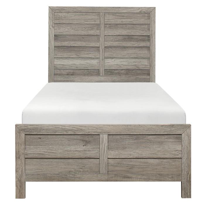 Homelegance Furniture Mandan Twin Panel Bed in Weathered Gray 1910GYT-1* - Premium Bed from Homelegance (Titan Warehouse) - Just $271.05! Shop now at Furniture Wholesale Plus  We are the best furniture store in Nashville, Hendersonville, Goodlettsville, Madison, Antioch, Mount Juliet, Lebanon, Gallatin, Springfield, Murfreesboro, Franklin, Brentwood