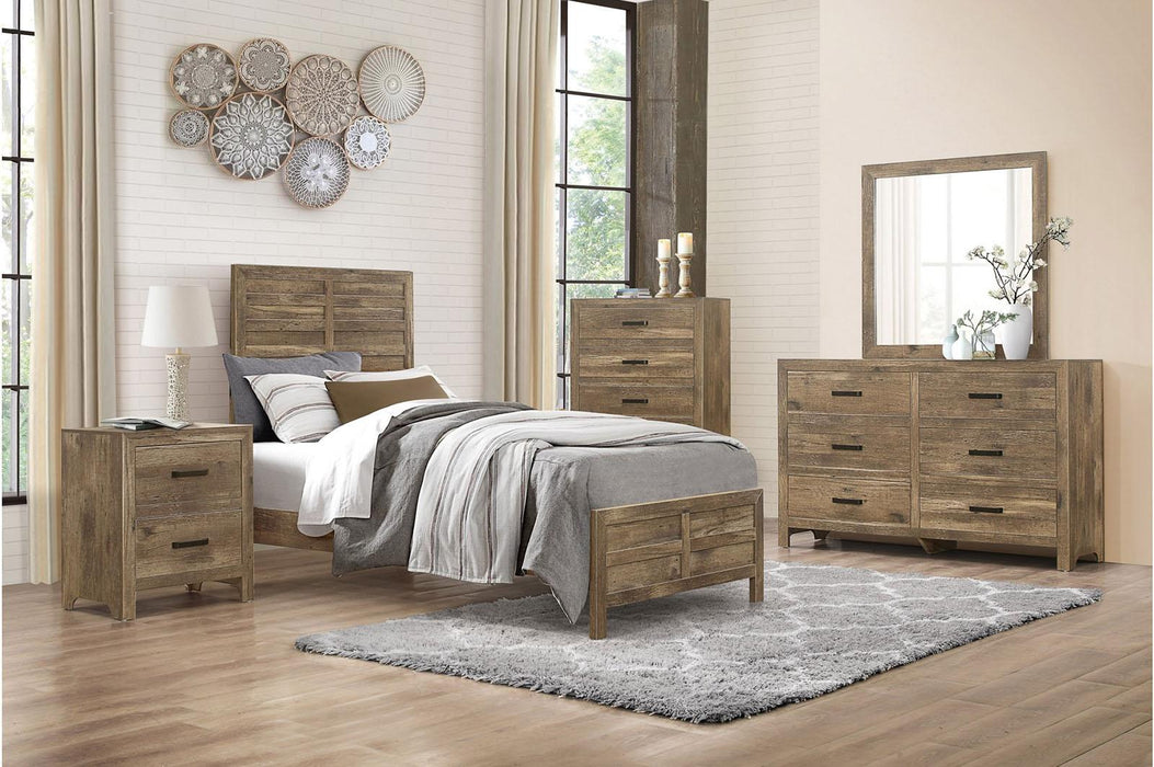 Homelegance Furniture Mandan 2 Drawer Nightstand in Weathered Pine 1910-4 - Premium Nightstand from Homelegance (Titan Warehouse) - Just $161.85! Shop now at Furniture Wholesale Plus  We are the best furniture store in Nashville, Hendersonville, Goodlettsville, Madison, Antioch, Mount Juliet, Lebanon, Gallatin, Springfield, Murfreesboro, Franklin, Brentwood