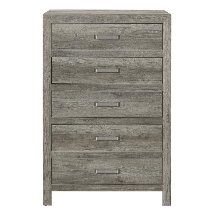 Homelegance Furniture Mandan 5 Drawer Chest in Weathered Gray 1910GY-9 - Premium Chest from Homelegance (Titan Warehouse) - Just $351! Shop now at Furniture Wholesale Plus  We are the best furniture store in Nashville, Hendersonville, Goodlettsville, Madison, Antioch, Mount Juliet, Lebanon, Gallatin, Springfield, Murfreesboro, Franklin, Brentwood