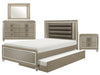 Homelegance Furniture Youth Loudon Twin Platform with Trundle Bed in Champagne Metallic - Premium Bed from Homelegance (Titan Warehouse) - Just $610.35! Shop now at Furniture Wholesale Plus  We are the best furniture store in Nashville, Hendersonville, Goodlettsville, Madison, Antioch, Mount Juliet, Lebanon, Gallatin, Springfield, Murfreesboro, Franklin, Brentwood