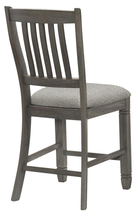 Homelegance Granby Counter Height Chair in Antique Gray (Set of 2) 5627GY-24 - Premium Chair from Homelegance (Titan Warehouse) - Just $112.13! Shop now at Furniture Wholesale Plus  We are the best furniture store in Nashville, Hendersonville, Goodlettsville, Madison, Antioch, Mount Juliet, Lebanon, Gallatin, Springfield, Murfreesboro, Franklin, Brentwood