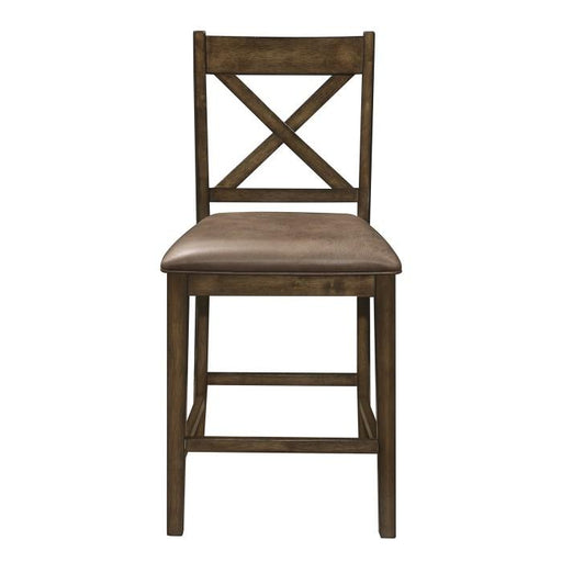 Homelegance Furniture Levittown Counter Height Chair in Brown (Set of 2) 5757-24 - Premium Side Chair from Homelegance (Titan Warehouse) - Just $102.38! Shop now at Furniture Wholesale Plus  We are the best furniture store in Nashville, Hendersonville, Goodlettsville, Madison, Antioch, Mount Juliet, Lebanon, Gallatin, Springfield, Murfreesboro, Franklin, Brentwood