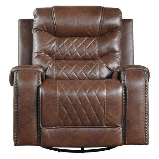 Homelegance Furniture Putnam Swivel Glider Reclining Chair in Brown 9405BR-1 - Premium Glider from Homelegance (Titan Warehouse) - Just $602.55! Shop now at Furniture Wholesale Plus  We are the best furniture store in Nashville, Hendersonville, Goodlettsville, Madison, Antioch, Mount Juliet, Lebanon, Gallatin, Springfield, Murfreesboro, Franklin, Brentwood