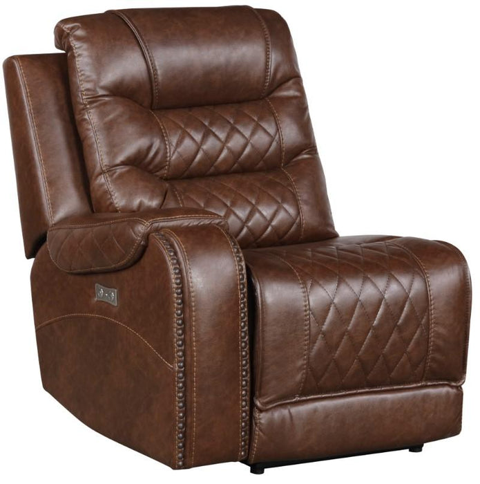 Homelegance Furniture Putnam Power Left Side Reclining Chair with USB Port in Brown 9405BR-LRPW - Premium Chair from Homelegance (Titan Warehouse) - Just $507! Shop now at Furniture Wholesale Plus  We are the best furniture store in Nashville, Hendersonville, Goodlettsville, Madison, Antioch, Mount Juliet, Lebanon, Gallatin, Springfield, Murfreesboro, Franklin, Brentwood