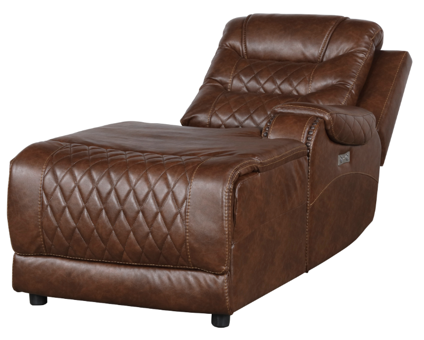 Homelegance Furniture Putnam Power Right Side Reclining Chaise with USB Port in Brown 9405BR-RCPW - Premium Chaise from Homelegance (Titan Warehouse) - Just $731.25! Shop now at Furniture Wholesale Plus  We are the best furniture store in Nashville, Hendersonville, Goodlettsville, Madison, Antioch, Mount Juliet, Lebanon, Gallatin, Springfield, Murfreesboro, Franklin, Brentwood