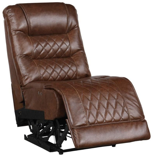 Homelegance Furniture Putnam Power Armless Reclining Chair in Brown 9405BR-ARPW - Premium Chair from Homelegance (Titan Warehouse) - Just $399.75! Shop now at Furniture Wholesale Plus  We are the best furniture store in Nashville, Hendersonville, Goodlettsville, Madison, Antioch, Mount Juliet, Lebanon, Gallatin, Springfield, Murfreesboro, Franklin, Brentwood