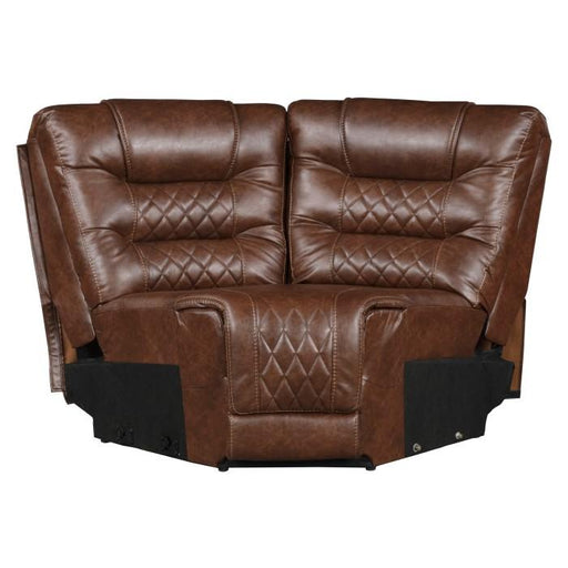 Homelegance Furniture Putnam Corner Seat in Brown 9405BR-CR - Premium Wedge from Homelegance (Titan Warehouse) - Just $604.50! Shop now at Furniture Wholesale Plus  We are the best furniture store in Nashville, Hendersonville, Goodlettsville, Madison, Antioch, Mount Juliet, Lebanon, Gallatin, Springfield, Murfreesboro, Franklin, Brentwood