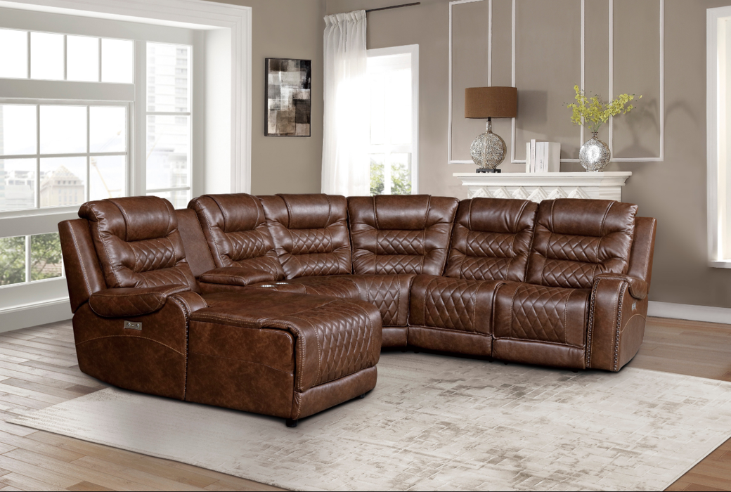 Homelegance Furniture Putnam Power Left Side Reclining Chaise with USB Port in Brown 9405BR-LCPW - Premium Chaise from Homelegance (Titan Warehouse) - Just $731.25! Shop now at Furniture Wholesale Plus  We are the best furniture store in Nashville, Hendersonville, Goodlettsville, Madison, Antioch, Mount Juliet, Lebanon, Gallatin, Springfield, Murfreesboro, Franklin, Brentwood