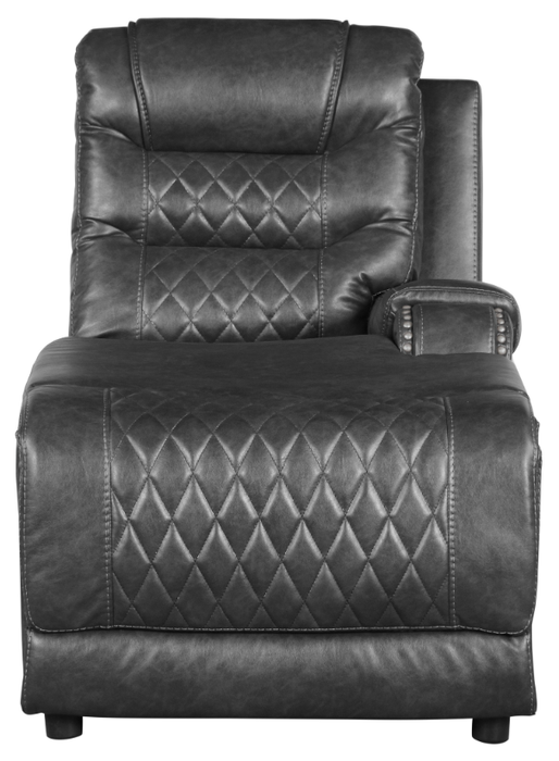 Homelegance Furniture Putnam Power Right Side Reclining Chaise with USB Port in Gray 9405GY-RCPW - Premium Chaise from Homelegance (Titan Warehouse) - Just $731.25! Shop now at Furniture Wholesale Plus  We are the best furniture store in Nashville, Hendersonville, Goodlettsville, Madison, Antioch, Mount Juliet, Lebanon, Gallatin, Springfield, Murfreesboro, Franklin, Brentwood