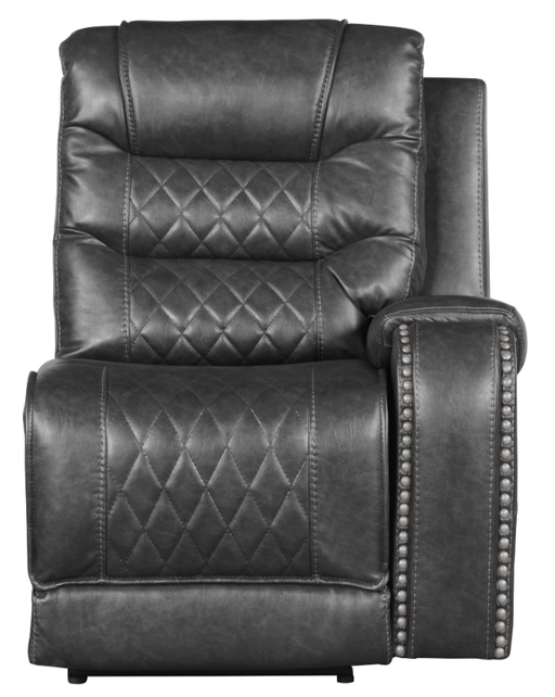 Homelegance Furniture Putnam Power Right Side Reclining Chair with USB Port in Gray 9405GY-RRPW - Premium Chair from Homelegance (Titan Warehouse) - Just $507! Shop now at Furniture Wholesale Plus  We are the best furniture store in Nashville, Hendersonville, Goodlettsville, Madison, Antioch, Mount Juliet, Lebanon, Gallatin, Springfield, Murfreesboro, Franklin, Brentwood