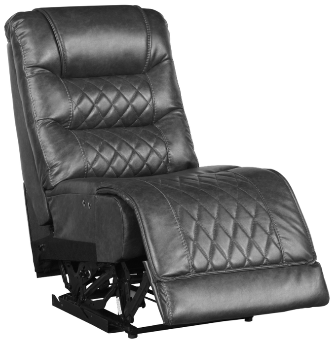 Homelegance Furniture Putnam Power Armless Reclining Chair in Gray 9405GY-ARPW - Premium Chair from Homelegance (Titan Warehouse) - Just $399.75! Shop now at Furniture Wholesale Plus  We are the best furniture store in Nashville, Hendersonville, Goodlettsville, Madison, Antioch, Mount Juliet, Lebanon, Gallatin, Springfield, Murfreesboro, Franklin, Brentwood