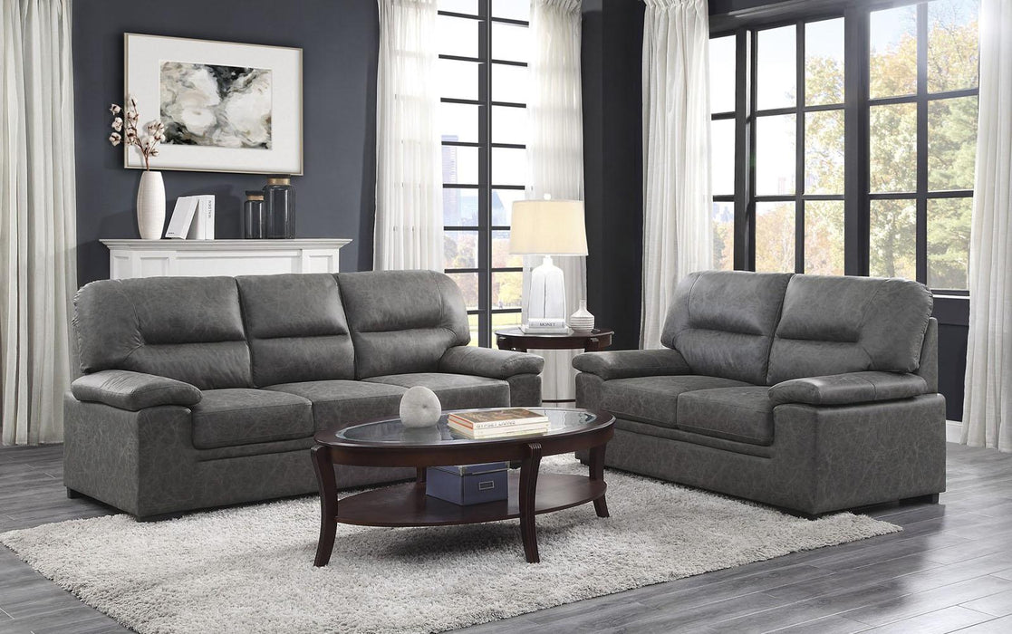 Homelegance Furniture Michigan Loveseat in Dark Gray 9407DG-2 - Premium Loveseat from Homelegance (Titan Warehouse) - Just $507! Shop now at Furniture Wholesale Plus  We are the best furniture store in Nashville, Hendersonville, Goodlettsville, Madison, Antioch, Mount Juliet, Lebanon, Gallatin, Springfield, Murfreesboro, Franklin, Brentwood