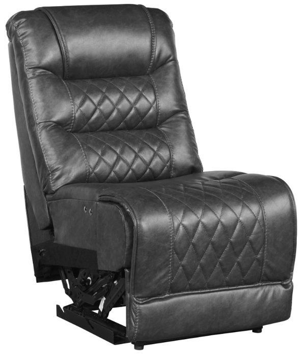 Homelegance Furniture Putnam Power Armless Reclining Chair in Gray 9405GY-ARPW - Premium Chair from Homelegance (Titan Warehouse) - Just $399.75! Shop now at Furniture Wholesale Plus  We are the best furniture store in Nashville, Hendersonville, Goodlettsville, Madison, Antioch, Mount Juliet, Lebanon, Gallatin, Springfield, Murfreesboro, Franklin, Brentwood