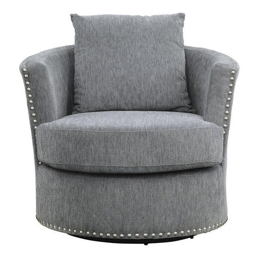 Homelegance Furniture Morelia Swivel Chair in Dark Gray 9468DG-1 - Premium Chair from Homelegance (Titan Warehouse) - Just $427.05! Shop now at Furniture Wholesale Plus  We are the best furniture store in Nashville, Hendersonville, Goodlettsville, Madison, Antioch, Mount Juliet, Lebanon, Gallatin, Springfield, Murfreesboro, Franklin, Brentwood