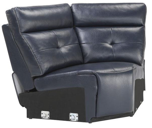 Homelegance Furniture Avenue Corner Seat in Navy 9469NVB-CR - Premium Chair from Homelegance (Titan Warehouse) - Just $536.25! Shop now at Furniture Wholesale Plus  We are the best furniture store in Nashville, Hendersonville, Goodlettsville, Madison, Antioch, Mount Juliet, Lebanon, Gallatin, Springfield, Murfreesboro, Franklin, Brentwood