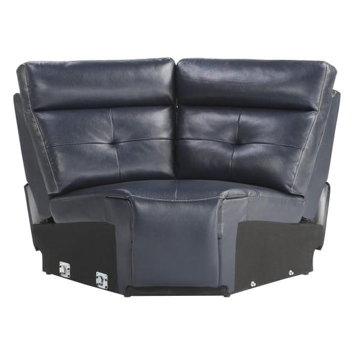 Homelegance Furniture Avenue Corner Seat in Navy 9469NVB-CR - Premium Chair from Homelegance (Titan Warehouse) - Just $536.25! Shop now at Furniture Wholesale Plus  We are the best furniture store in Nashville, Hendersonville, Goodlettsville, Madison, Antioch, Mount Juliet, Lebanon, Gallatin, Springfield, Murfreesboro, Franklin, Brentwood