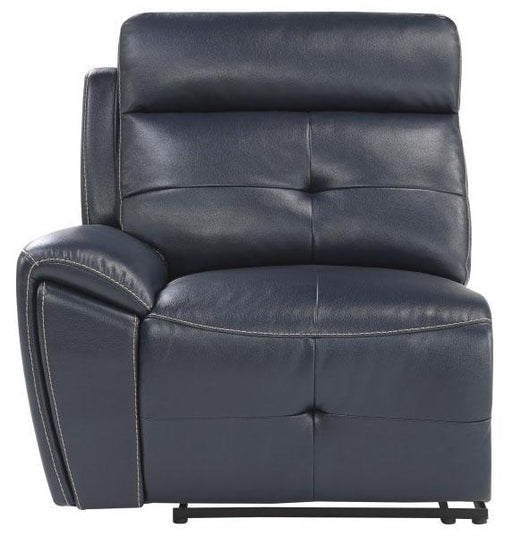 Homelegance Furniture Avenue Left Side Reclining Chair in Navy 9469NVB-LR - Premium Chair from Homelegance (Titan Warehouse) - Just $448.50! Shop now at Furniture Wholesale Plus  We are the best furniture store in Nashville, Hendersonville, Goodlettsville, Madison, Antioch, Mount Juliet, Lebanon, Gallatin, Springfield, Murfreesboro, Franklin, Brentwood