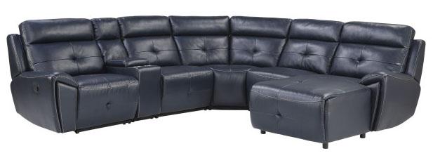 Homelegance Furniture Avenue Armless Reclining Chair in Navy 9469NVB-AR - Premium Chair from Homelegance (Titan Warehouse) - Just $331.50! Shop now at Furniture Wholesale Plus  We are the best furniture store in Nashville, Hendersonville, Goodlettsville, Madison, Antioch, Mount Juliet, Lebanon, Gallatin, Springfield, Murfreesboro, Franklin, Brentwood