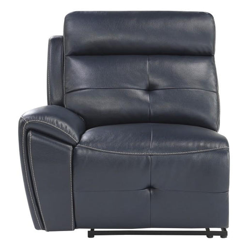 Homelegance Furniture Avenue Left Side Reclining Chair in Navy 9469NVB-LR - Premium Chair from Homelegance (Titan Warehouse) - Just $448.50! Shop now at Furniture Wholesale Plus  We are the best furniture store in Nashville, Hendersonville, Goodlettsville, Madison, Antioch, Mount Juliet, Lebanon, Gallatin, Springfield, Murfreesboro, Franklin, Brentwood