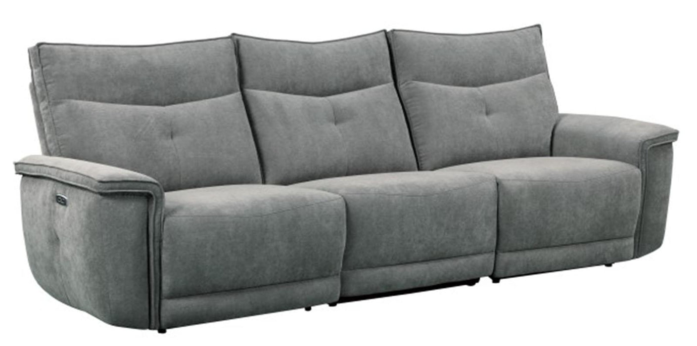 Homelegance Furniture Tesoro Power Double Reclining Sofa w/ Power Headrests in Dark Gray 9509DG-3PWH* - Premium Sofa from Homelegance (Titan Warehouse) - Just $1710.15! Shop now at Furniture Wholesale Plus  We are the best furniture store in Nashville, Hendersonville, Goodlettsville, Madison, Antioch, Mount Juliet, Lebanon, Gallatin, Springfield, Murfreesboro, Franklin, Brentwood