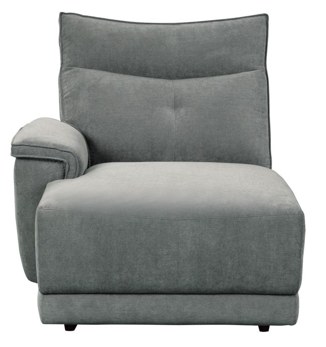 Homelegance Furniture Tesoro Left Side Chaise in Dark Gray 9509DG-5L - Premium Chaise from Homelegance (Titan Warehouse) - Just $758.55! Shop now at Furniture Wholesale Plus  We are the best furniture store in Nashville, Hendersonville, Goodlettsville, Madison, Antioch, Mount Juliet, Lebanon, Gallatin, Springfield, Murfreesboro, Franklin, Brentwood