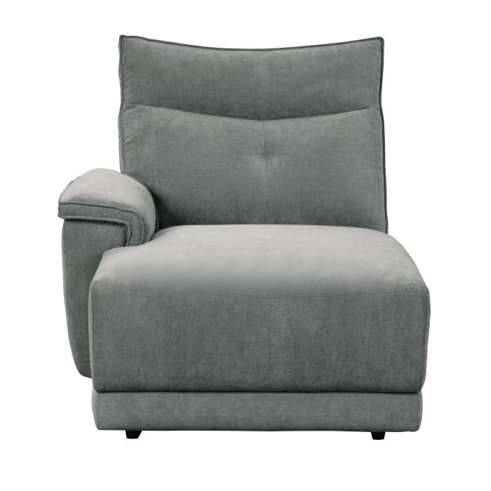 Homelegance Furniture Tesoro Left Side Chaise in Dark Gray 9509DG-5L - Premium Chaise from Homelegance (Titan Warehouse) - Just $758.55! Shop now at Furniture Wholesale Plus  We are the best furniture store in Nashville, Hendersonville, Goodlettsville, Madison, Antioch, Mount Juliet, Lebanon, Gallatin, Springfield, Murfreesboro, Franklin, Brentwood