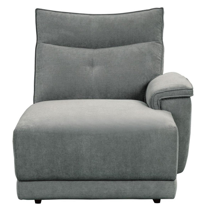 Homelegance Furniture Tesoro Right Side Chaise in Dark Gray 9509DG-5R - Premium Chaise from Homelegance (Titan Warehouse) - Just $760.50! Shop now at Furniture Wholesale Plus  We are the best furniture store in Nashville, Hendersonville, Goodlettsville, Madison, Antioch, Mount Juliet, Lebanon, Gallatin, Springfield, Murfreesboro, Franklin, Brentwood