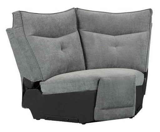 Homelegance Furniture Tesoro Corner Seat in Dark Gray 9509DG-CR - Premium Chair from Homelegance (Titan Warehouse) - Just $741! Shop now at Furniture Wholesale Plus  We are the best furniture store in Nashville, Hendersonville, Goodlettsville, Madison, Antioch, Mount Juliet, Lebanon, Gallatin, Springfield, Murfreesboro, Franklin, Brentwood