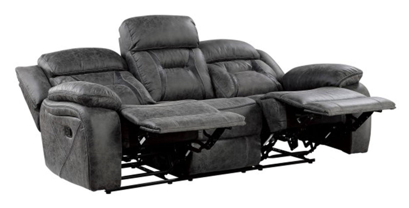 Homelegance Furniture Madrona Hill Double Reclining Sofa in Gray 9989GY-3 - Premium Sofa from Homelegance (Titan Warehouse) - Just $1090.05! Shop now at Furniture Wholesale Plus  We are the best furniture store in Nashville, Hendersonville, Goodlettsville, Madison, Antioch, Mount Juliet, Lebanon, Gallatin, Springfield, Murfreesboro, Franklin, Brentwood