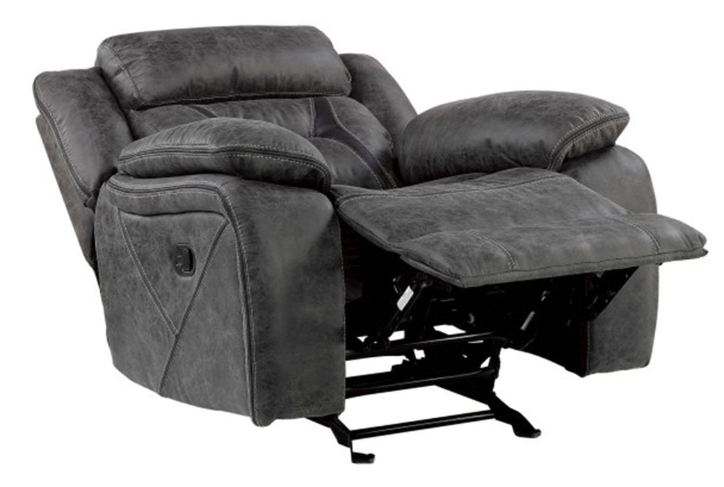 Homelegance Furniture Madrona Hill Glider Reclining Chair in Gray 9989GY-1 - Premium Glider from Homelegance (Titan Warehouse) - Just $583.05! Shop now at Furniture Wholesale Plus  We are the best furniture store in Nashville, Hendersonville, Goodlettsville, Madison, Antioch, Mount Juliet, Lebanon, Gallatin, Springfield, Murfreesboro, Franklin, Brentwood