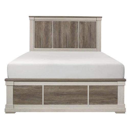 Homelegance Arcadia King Panel Bed in White & Weathered Gray 1677K-1EK* - Premium Bed from Homelegance (Titan Warehouse) - Just $415.35! Shop now at Furniture Wholesale Plus  We are the best furniture store in Nashville, Hendersonville, Goodlettsville, Madison, Antioch, Mount Juliet, Lebanon, Gallatin, Springfield, Murfreesboro, Franklin, Brentwood