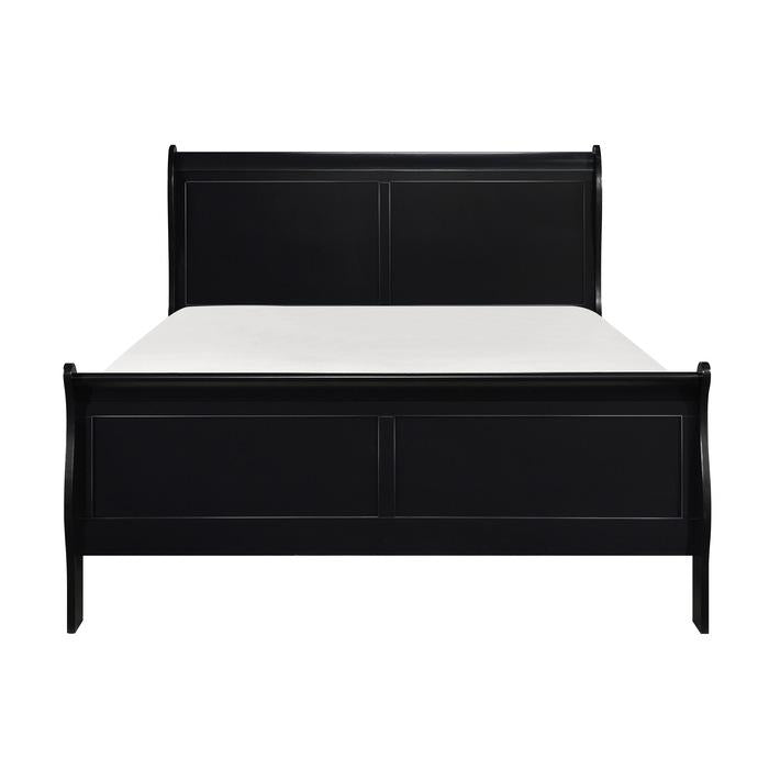 Homelegance Mayville Full Sleigh Bed in Black 2147FBK-1 - Premium Bed from Homelegance (Titan Warehouse) - Just $338.81! Shop now at Furniture Wholesale Plus  We are the best furniture store in Nashville, Hendersonville, Goodlettsville, Madison, Antioch, Mount Juliet, Lebanon, Gallatin, Springfield, Murfreesboro, Franklin, Brentwood