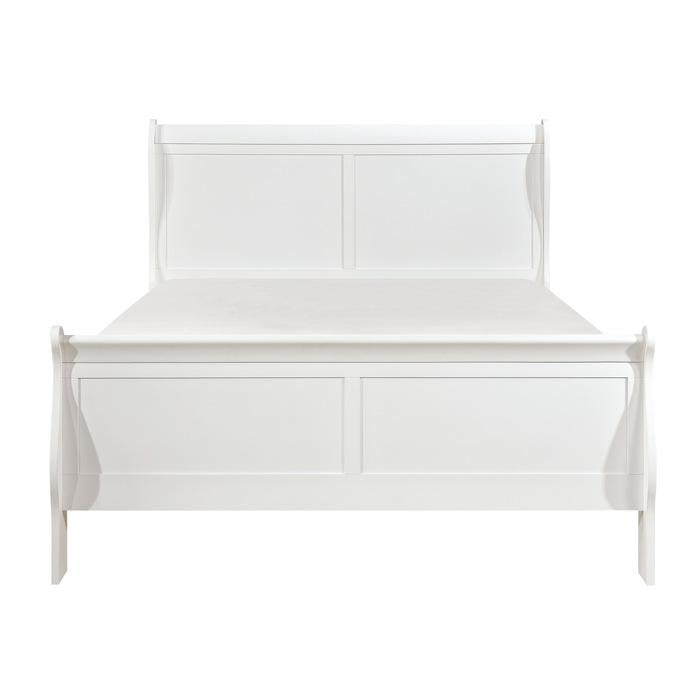 Homelegance Mayville Full Sleigh Bed in White 2147FW-1 - Premium Bed from Homelegance (Titan Warehouse) - Just $338.81! Shop now at Furniture Wholesale Plus  We are the best furniture store in Nashville, Hendersonville, Goodlettsville, Madison, Antioch, Mount Juliet, Lebanon, Gallatin, Springfield, Murfreesboro, Franklin, Brentwood