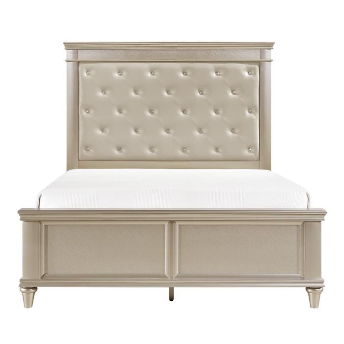 Homelegance Celandine Full Panel Bed in Pearl/Silver 1928F-1* - Premium Bed from Homelegance (Titan Warehouse) - Just $524.55! Shop now at Furniture Wholesale Plus  We are the best furniture store in Nashville, Hendersonville, Goodlettsville, Madison, Antioch, Mount Juliet, Lebanon, Gallatin, Springfield, Murfreesboro, Franklin, Brentwood