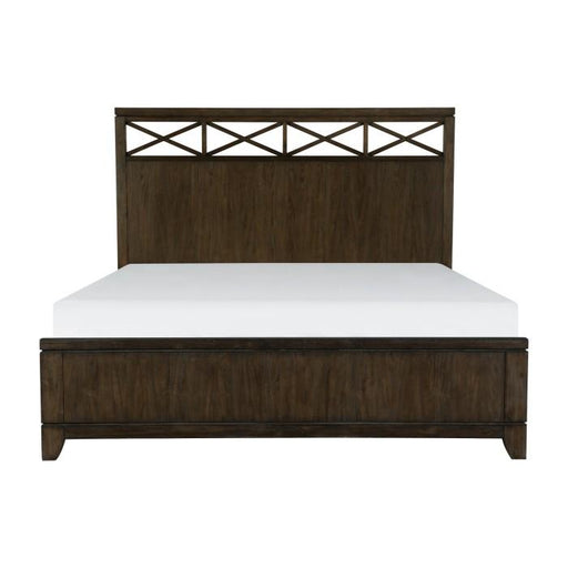 Homelegance Griggs Queen Panel Bed in Dark Brown 1669-1* - Premium Bed from Homelegance (Titan Warehouse) - Just $604.50! Shop now at Furniture Wholesale Plus  We are the best furniture store in Nashville, Hendersonville, Goodlettsville, Madison, Antioch, Mount Juliet, Lebanon, Gallatin, Springfield, Murfreesboro, Franklin, Brentwood