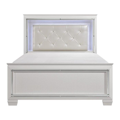 Homelegance Allura Queen Panel Bed in White 1916W-1* - Premium Bed from Homelegance (Titan Warehouse) - Just $661.05! Shop now at Furniture Wholesale Plus  We are the best furniture store in Nashville, Hendersonville, Goodlettsville, Madison, Antioch, Mount Juliet, Lebanon, Gallatin, Springfield, Murfreesboro, Franklin, Brentwood