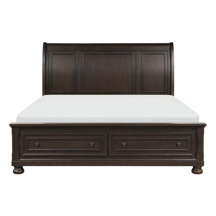 Homelegance Begonia King Platform Bed in Gray 1718KGY-1EK* - Premium Bed from Homelegance (Titan Warehouse) - Just $1070.55! Shop now at Furniture Wholesale Plus  We are the best furniture store in Nashville, Hendersonville, Goodlettsville, Madison, Antioch, Mount Juliet, Lebanon, Gallatin, Springfield, Murfreesboro, Franklin, Brentwood