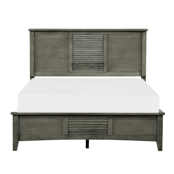 Homelegance Furniture Garcia Full Panel Bed in Gray 2046F-1 - Premium Bed from Homelegance (Titan Warehouse) - Just $460.69! Shop now at Furniture Wholesale Plus  We are the best furniture store in Nashville, Hendersonville, Goodlettsville, Madison, Antioch, Mount Juliet, Lebanon, Gallatin, Springfield, Murfreesboro, Franklin, Brentwood