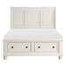 Homelegance Laurelin Queen Sleigh Platform Storage Bed in White 1714W-1 - Premium Bed from Homelegance (Titan Warehouse) - Just $750.75! Shop now at Furniture Wholesale Plus  We are the best furniture store in Nashville, Hendersonville, Goodlettsville, Madison, Antioch, Mount Juliet, Lebanon, Gallatin, Springfield, Murfreesboro, Franklin, Brentwood