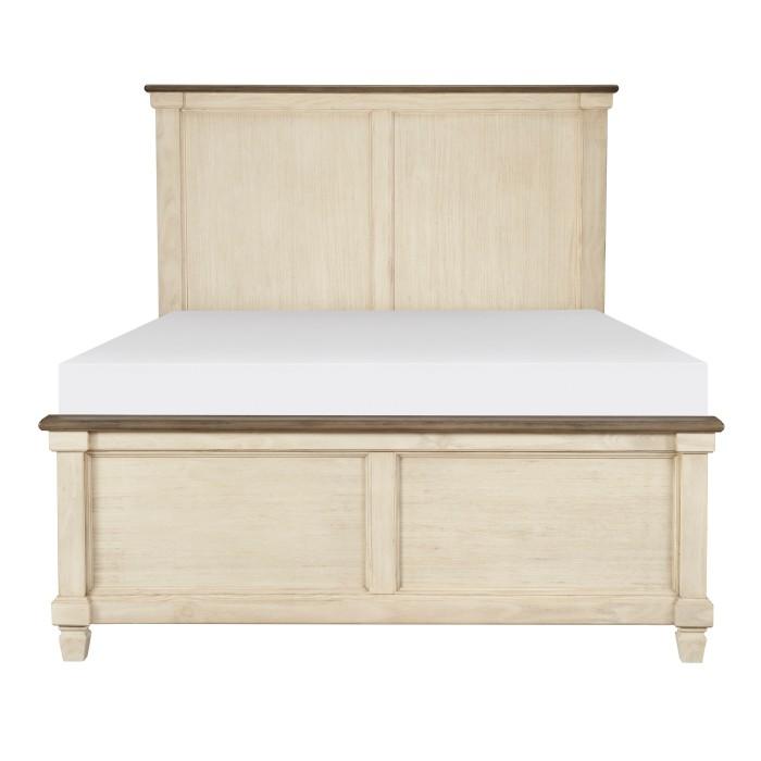 Homelegance Weaver King Panel Bed in Antique White 1626K-1EK* - Premium Bed from Homelegance (Titan Warehouse) - Just $739.05! Shop now at Furniture Wholesale Plus  We are the best furniture store in Nashville, Hendersonville, Goodlettsville, Madison, Antioch, Mount Juliet, Lebanon, Gallatin, Springfield, Murfreesboro, Franklin, Brentwood