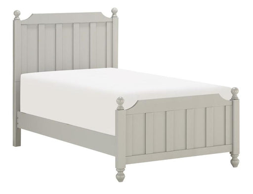 Wellsummer Twin Panel Bed in Gray 1803GYT-1* - Premium Bed from Homelegance (Titan Warehouse) - Just $368.55! Shop now at Furniture Wholesale Plus  We are the best furniture store in Nashville, Hendersonville, Goodlettsville, Madison, Antioch, Mount Juliet, Lebanon, Gallatin, Springfield, Murfreesboro, Franklin, Brentwood