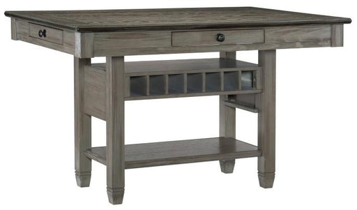 Granby Counter Height Dining Table in Coffee and Antique Gray 5627GY-36* - Premium Dining Table from Homelegance (Titan Warehouse) - Just $524.55! Shop now at Furniture Wholesale Plus  We are the best furniture store in Nashville, Hendersonville, Goodlettsville, Madison, Antioch, Mount Juliet, Lebanon, Gallatin, Springfield, Murfreesboro, Franklin, Brentwood