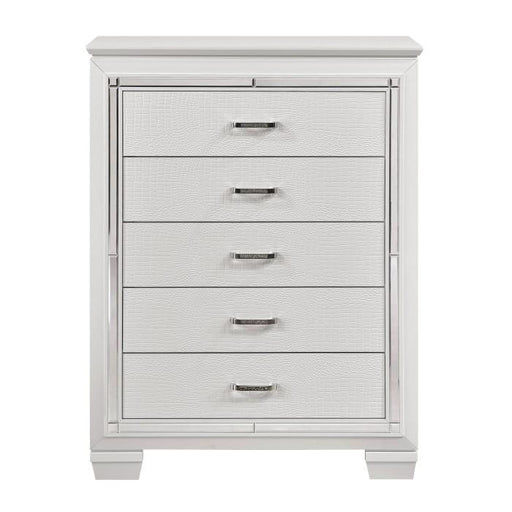 Allura Chest in White 1916W-9 - Premium Chest from Homelegance (Titan Warehouse) - Just $585! Shop now at Furniture Wholesale Plus  We are the best furniture store in Nashville, Hendersonville, Goodlettsville, Madison, Antioch, Mount Juliet, Lebanon, Gallatin, Springfield, Murfreesboro, Franklin, Brentwood