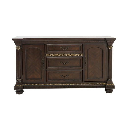 Russian Hill Buffet/Server in Cherry 1808-55 - Premium Buffet from Homelegance (Titan Warehouse) - Just $992.55! Shop now at Furniture Wholesale Plus  We are the best furniture store in Nashville, Hendersonville, Goodlettsville, Madison, Antioch, Mount Juliet, Lebanon, Gallatin, Springfield, Murfreesboro, Franklin, Brentwood