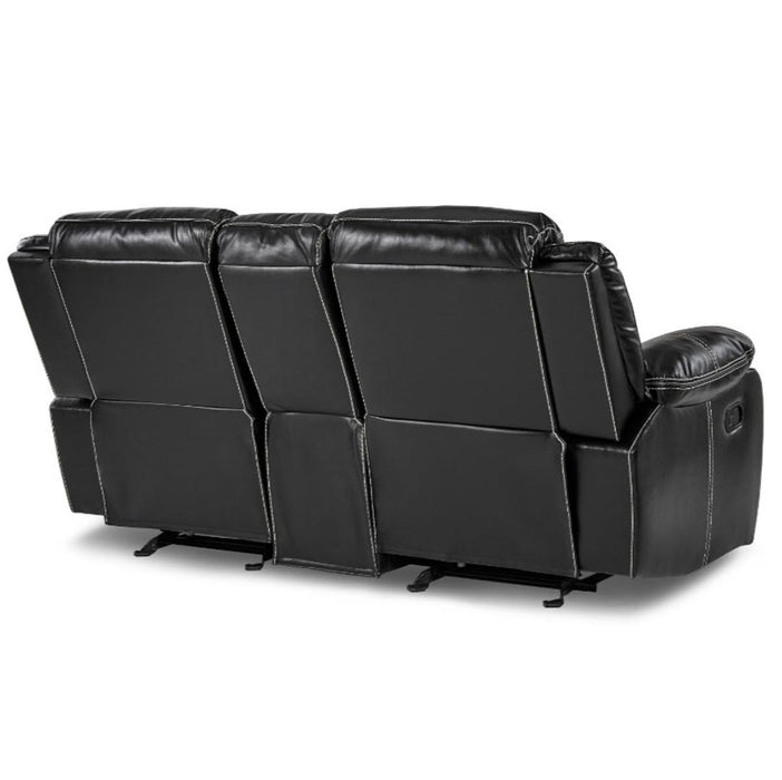 Bastrop Double Glider Reclining Loveseat in Black 8230BLK-2 - Premium Loveseat from Homelegance (Titan Warehouse) - Just $963.30! Shop now at Furniture Wholesale Plus  We are the best furniture store in Nashville, Hendersonville, Goodlettsville, Madison, Antioch, Mount Juliet, Lebanon, Gallatin, Springfield, Murfreesboro, Franklin, Brentwood